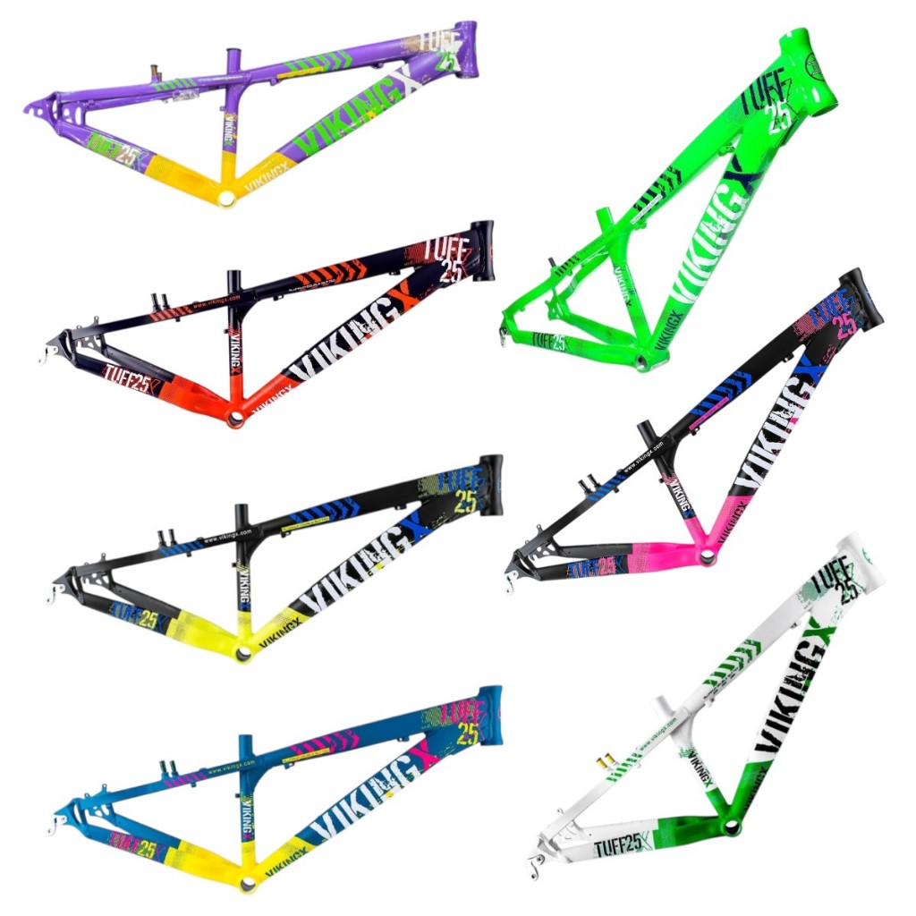 Quadro Vikingx Tuff X-25 Original Bike BMX Grau Aro 26