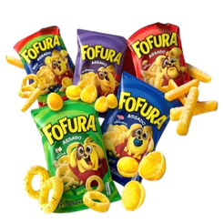KIT SALGADINHO FOFURA 10 UNIDADES 60g - SABORES - CHURRASCO, PRESUNTO, QUEIJO, REQUEIJÃO E CEBOLA