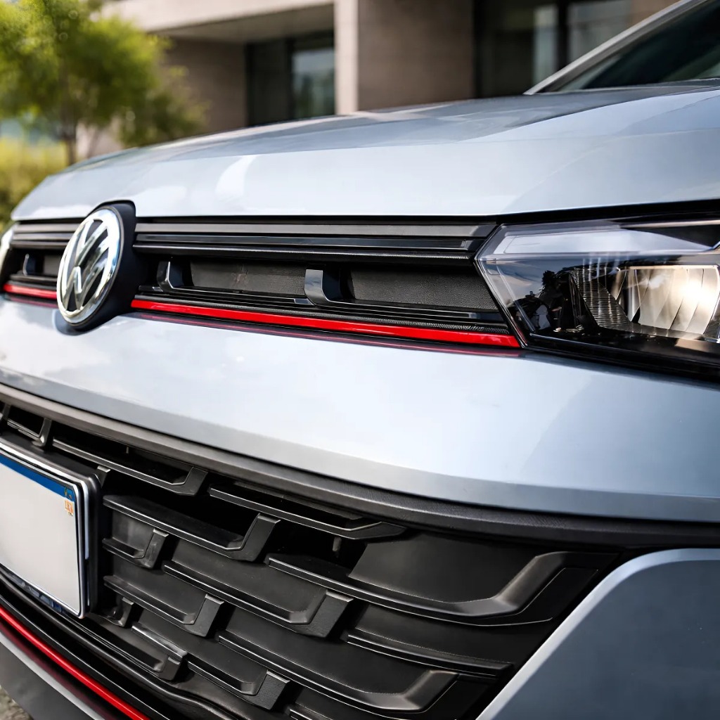 Acessório vw tera aplique friso entre grades sport