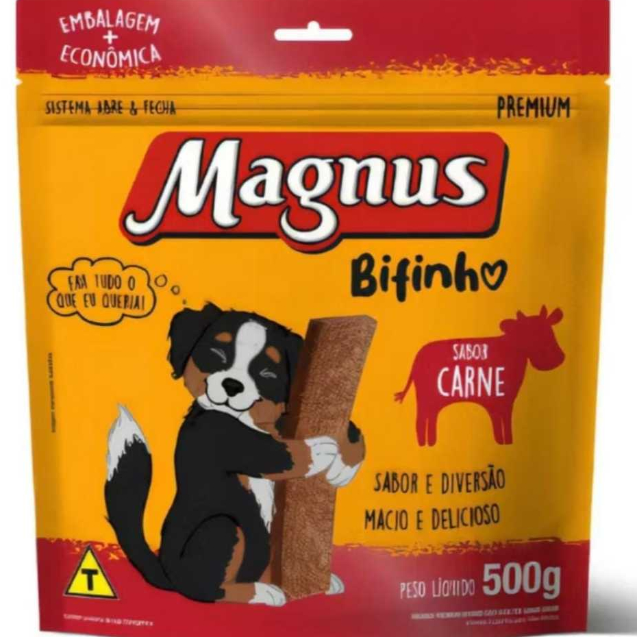 bifinho magnus mastigáveis sabor carne 500g -  ENVIO RÁPIDO