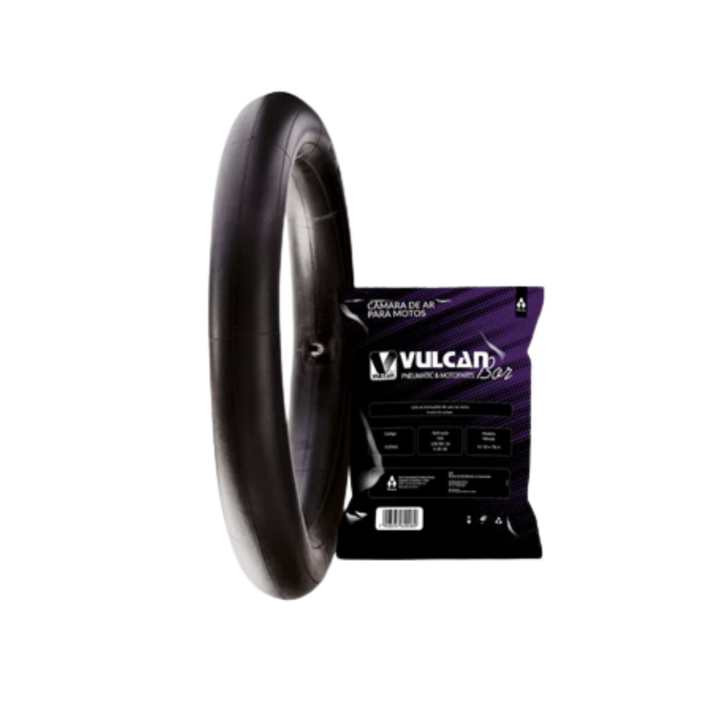 Câmara De Ar Moto Traseira Aro 18 120/80 4.10 TR4 XL NX XR CB DT180/200 XTZ Vulcanbor