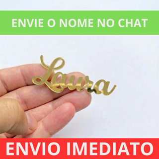 Kit Aplique nomes em papel Lamicote 10/20/30/40/50/100 und em Oferta na Shopee