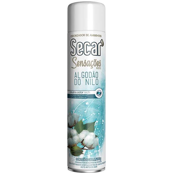 Odorizador De Ambientes Aerossol 360ml Secar Algodão Nilo