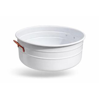 Tina Relaxante para Escalda Pés Bacia Pendicure Spa Só Alumínio Branco Alça Cobre em Oferta na Shopee