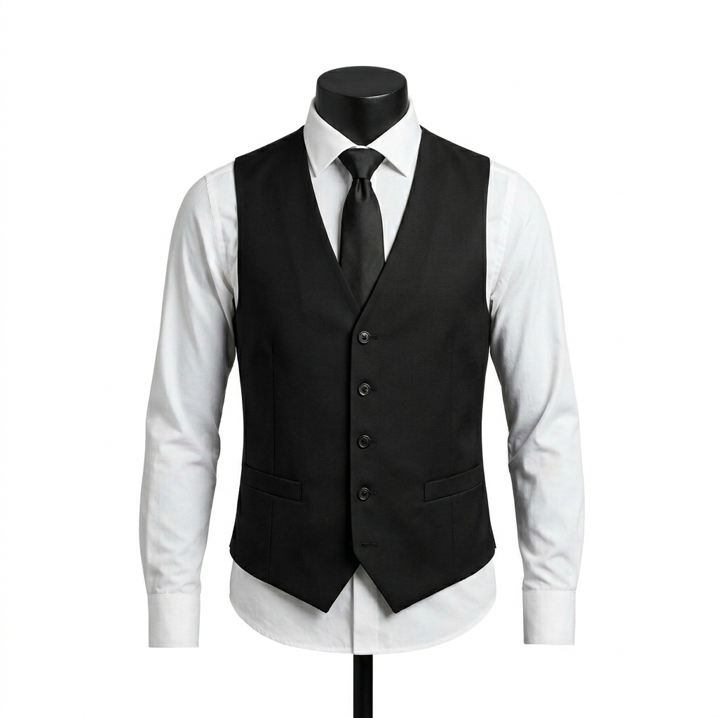 Colete Social Masculino Slim Para Casamento Linha euro Oxford Premium