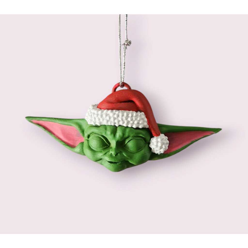 Enfeite Para Árvore de Natal Mestre Yoda Baby Yoda Star Wars Colecionavel Geek Nerd