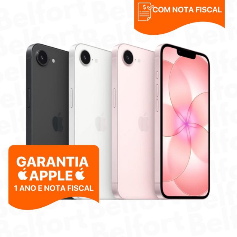 LANÇAMENTO Celular  iPhone 17e 256GB Novo Lacrado Original com 1 ano de garantia apple e nota fiscal