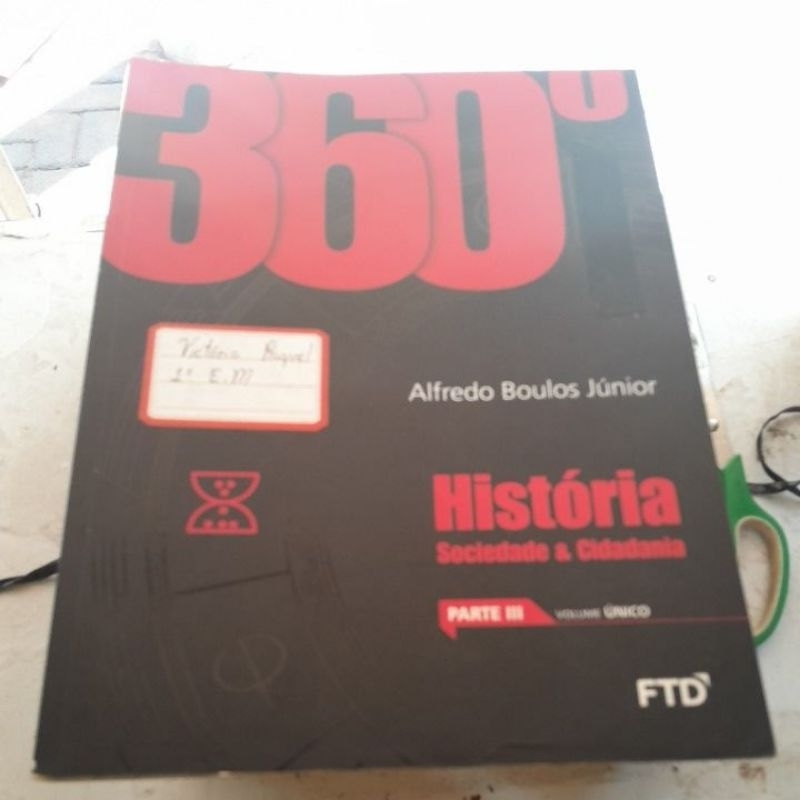 HOSTORIA 360,SOCIEDADE E CIDADANIA ALFREDO BOULOS JUNIOR VOLUME UNICO