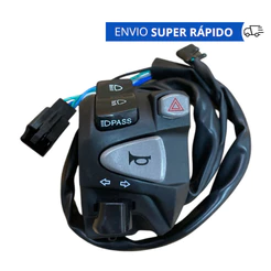 Punho Chave Luz Fan 150 Titan 160 2004 2013 Fan 125 2009 2013 Pisca Alerta Lampejo Lampejador Cb 650 Nc 750