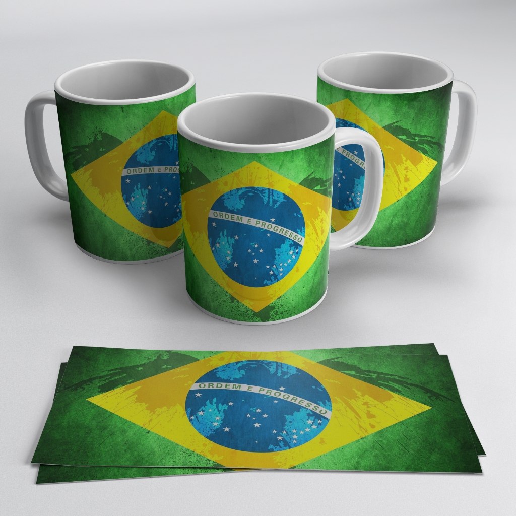 Canecas Seleção Brasileira Copa do Mundo.