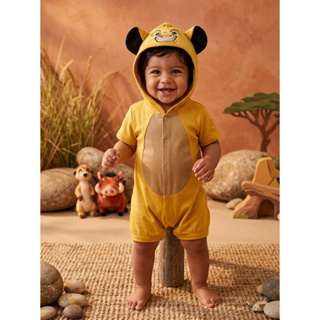 Macacão Simba Bordado com Capuz - Bebês Simba Mesversario - Frio Inverno em Oferta na Shopee