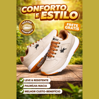 Sapatênis Casual Polo STR Tênis Confort Linha Premium Promoção em Oferta na Shopee