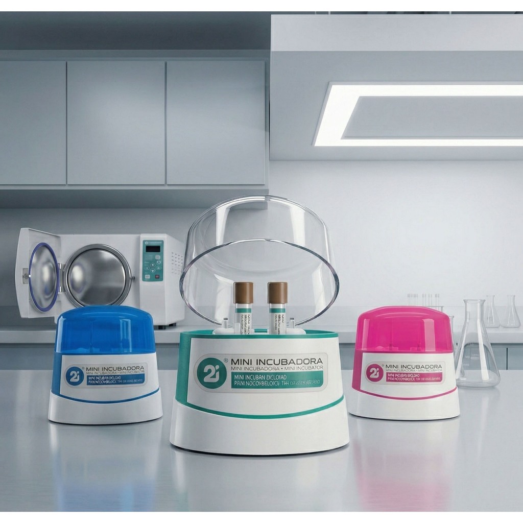 MINI INCUBADORA P/ TESTE BIOLOGICO - Bivolt com 6 Cavidades - Marca 2i