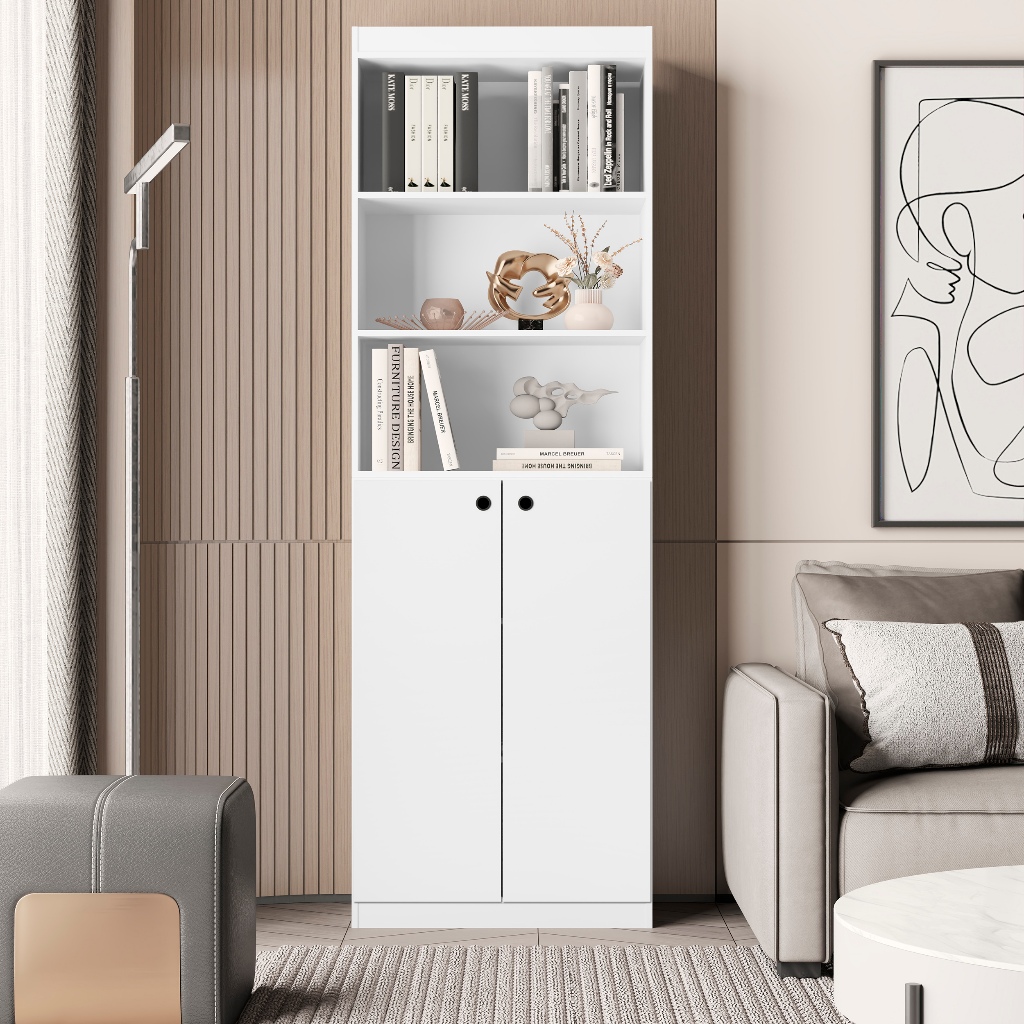 Armário Organizador 05 Prateleiras e 02 Portas Luxo - Várias Cores