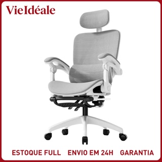 Cadeira Gamer Ergonômica Premium: Apoio Cabeça 3D + Lombar 2D Ajustável, Malha Respirá vel, 140kg em Oferta na Shopee