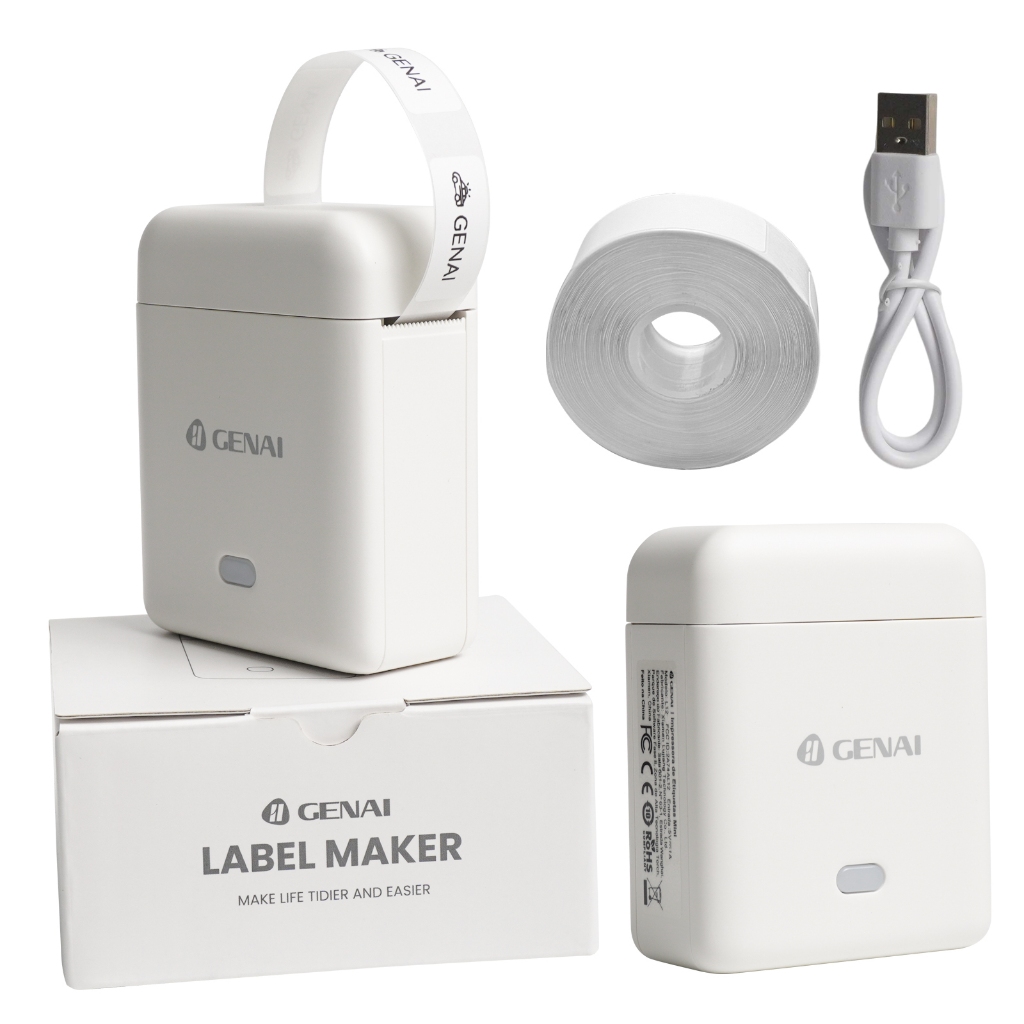 Impressora de Etiquetas Multifuncional GENAI para Loja Escritório e Casa em Oferta na Shopee