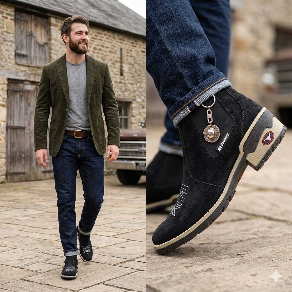 Botina feminina e masculo Texana RA Esportes - Conforto e Durabilidade BOTINA COUNTRY BOTA BOTINAS