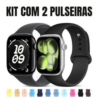 Kit com 2 Pulseira de Silicone para Smartwatch em Oferta na Shopee