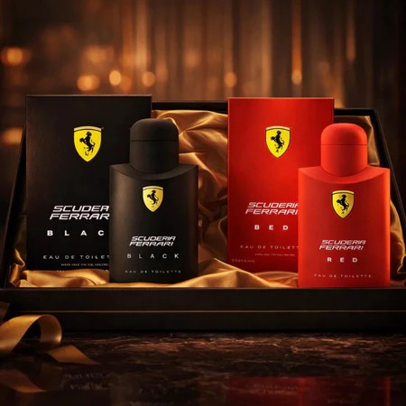 Kit De 1 Até 2 Perfume Ferrari Black e Red Masculino 100ml EDT Importado, Alta Fixação, Presença em Oferta na Shopee