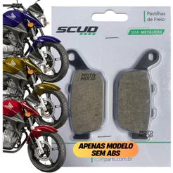 Pastilha Freio Cb 300 Sem Abs / Cb300 / Xf650 / Fz6r 600 Traseiro