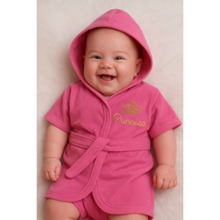Roupão Bebê recém nascido Menino e Menina Roupão Baby Banho em Oferta na Shopee