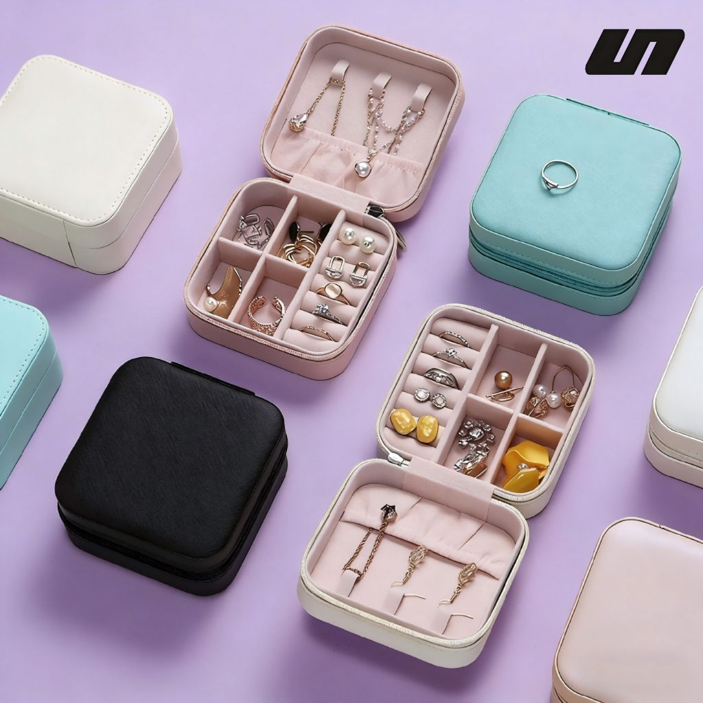 Porta Joia De Bolsa Para Viagem Portátil | Organizador Multifuncional para Bijuterias