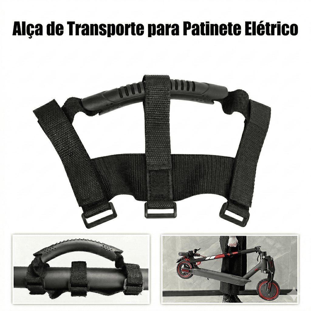 Alça de Transporte Reforçada para Patinete Scooter Elétrica