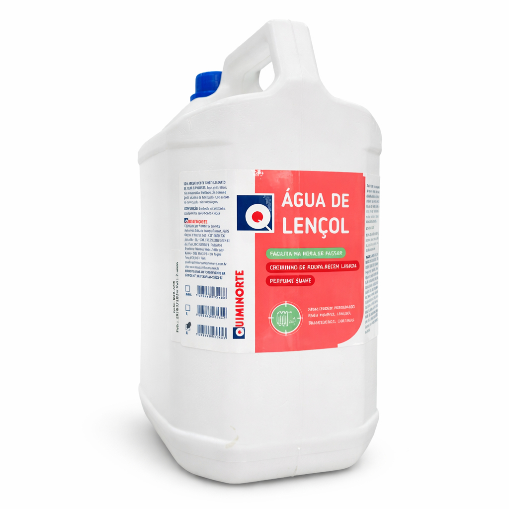 Água de Lençol para Tecidos 5L  Perfume Duradouro para Roupas, Lençóis