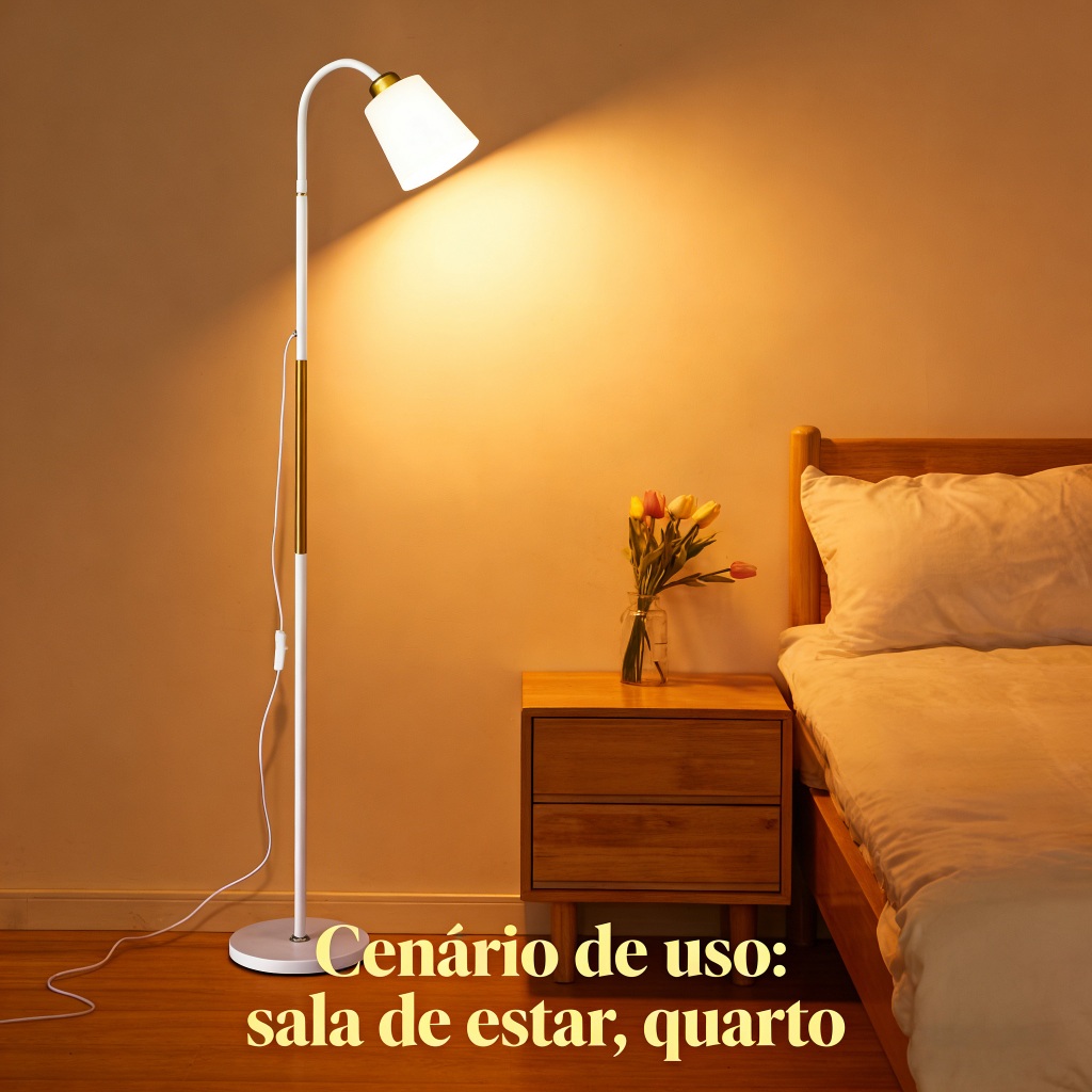 Cabeçote giratório 360°, luminária de chão metálica para leitura em sala e quarto，Plafon，Plafon LED para Teto LED