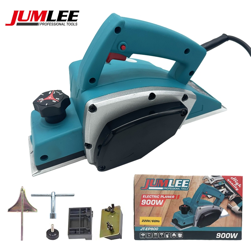 Plaina Elétrica Industrial JUMLEE 900W – Lâmina Dupla, 16500 RPM • Alta Performance Similar Makita