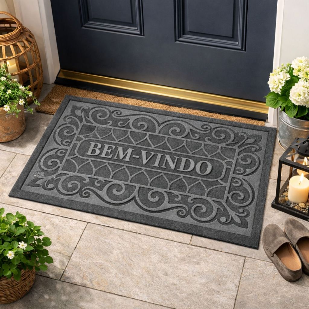 Tapete Entrada Bem-Vindo PVC 40x60 Antiderrapante Tapete Entrada Bem-Vindo PVC 40x60 Antiderrapante