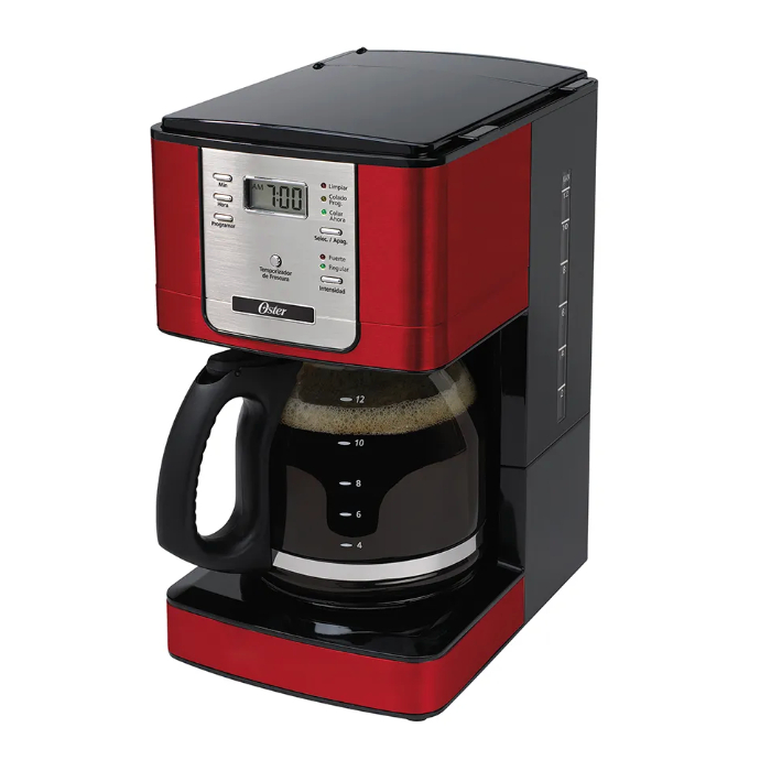 Cafeteira Eletrica Oster Programável Flavor - Vermelha - 220V