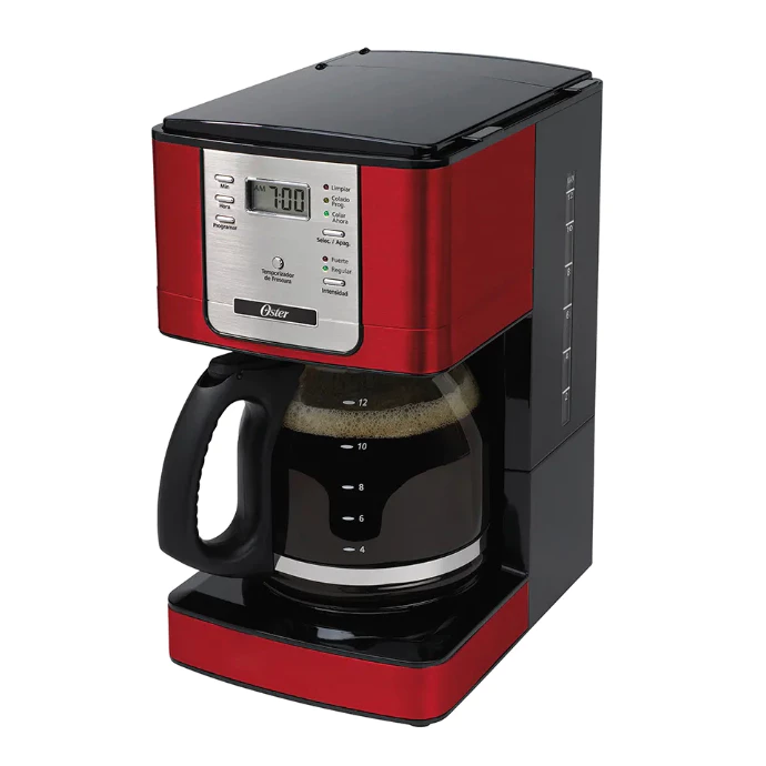 Cafeteira Eletrica Oster Programável Flavor - Vermelha - 220V