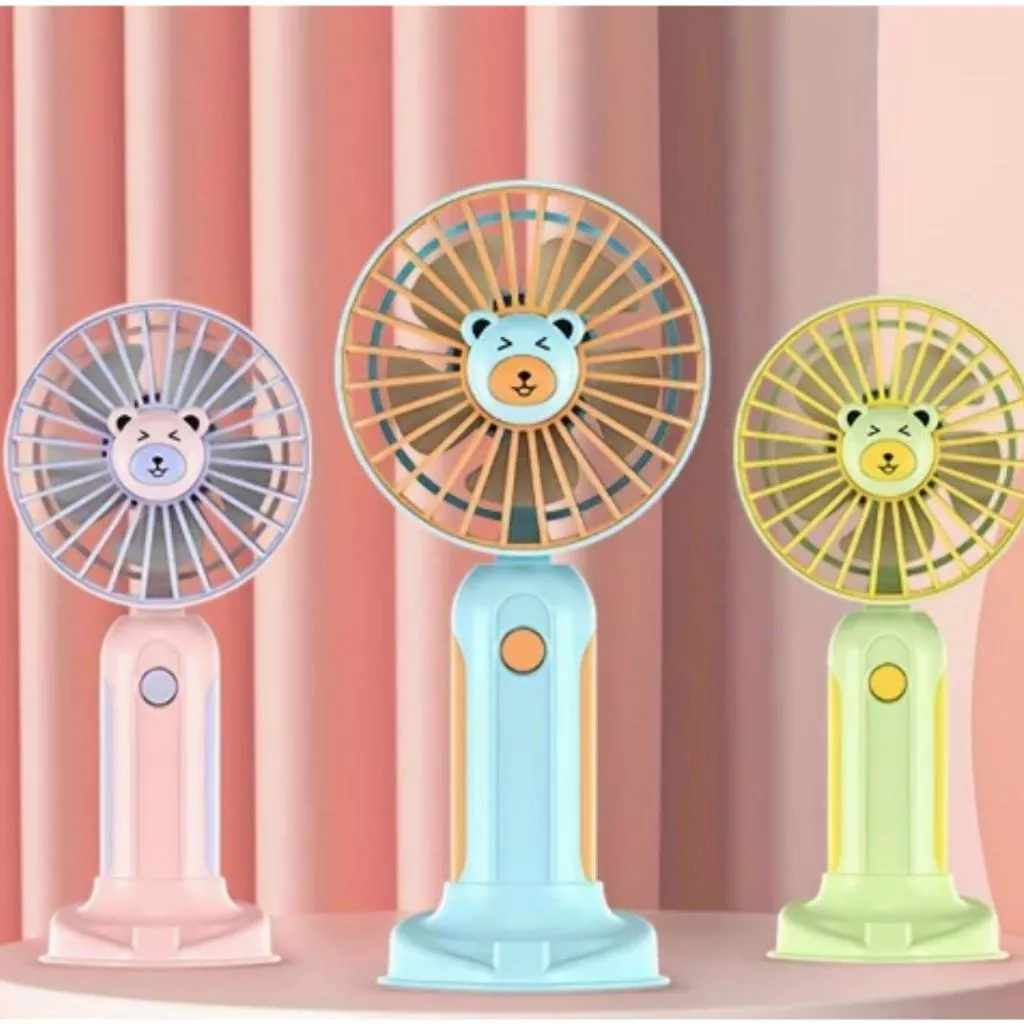 Ventilador Portátil USB com 3 Velocidades, Recarregável e Compacto
