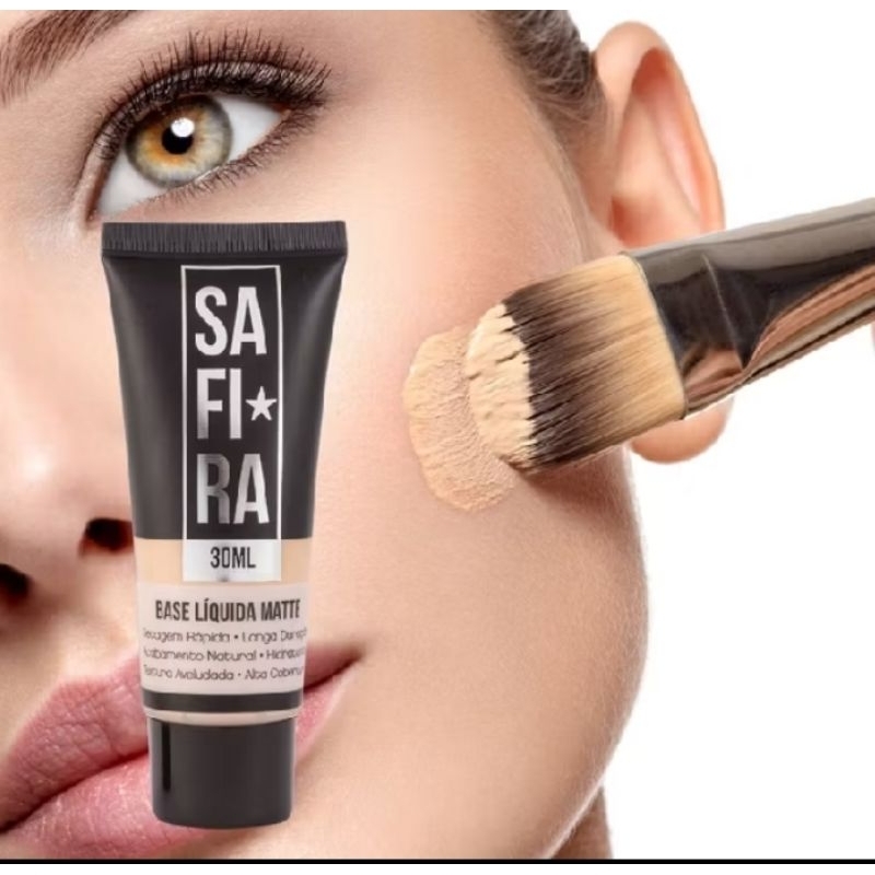 Base líquida Matte Safira Alta Cobertura 35 ml