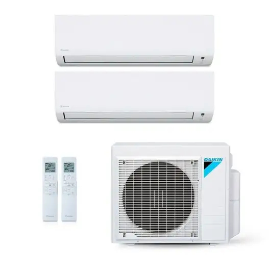 Imagem Ar-Condicionado Multi Split Inverter Daikin 18.000 BTUs (2x Evap HW 9.000) Quente/Frio 220V