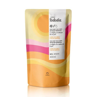 Refil Creme Hidratante Limão Siciliano e Flor de Gardênia Natura Tododia 400ml