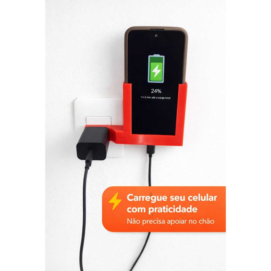 Case para carregar celulares