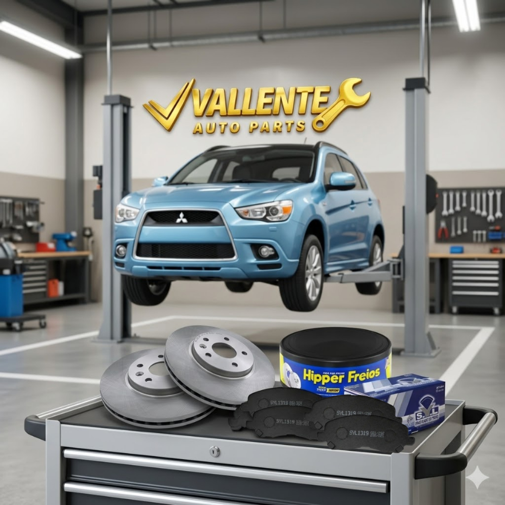 Kit Disco Pastilha De Freio Dianteiro Asx Outlander Original 2010 11 12 13 14 15 16 17 18