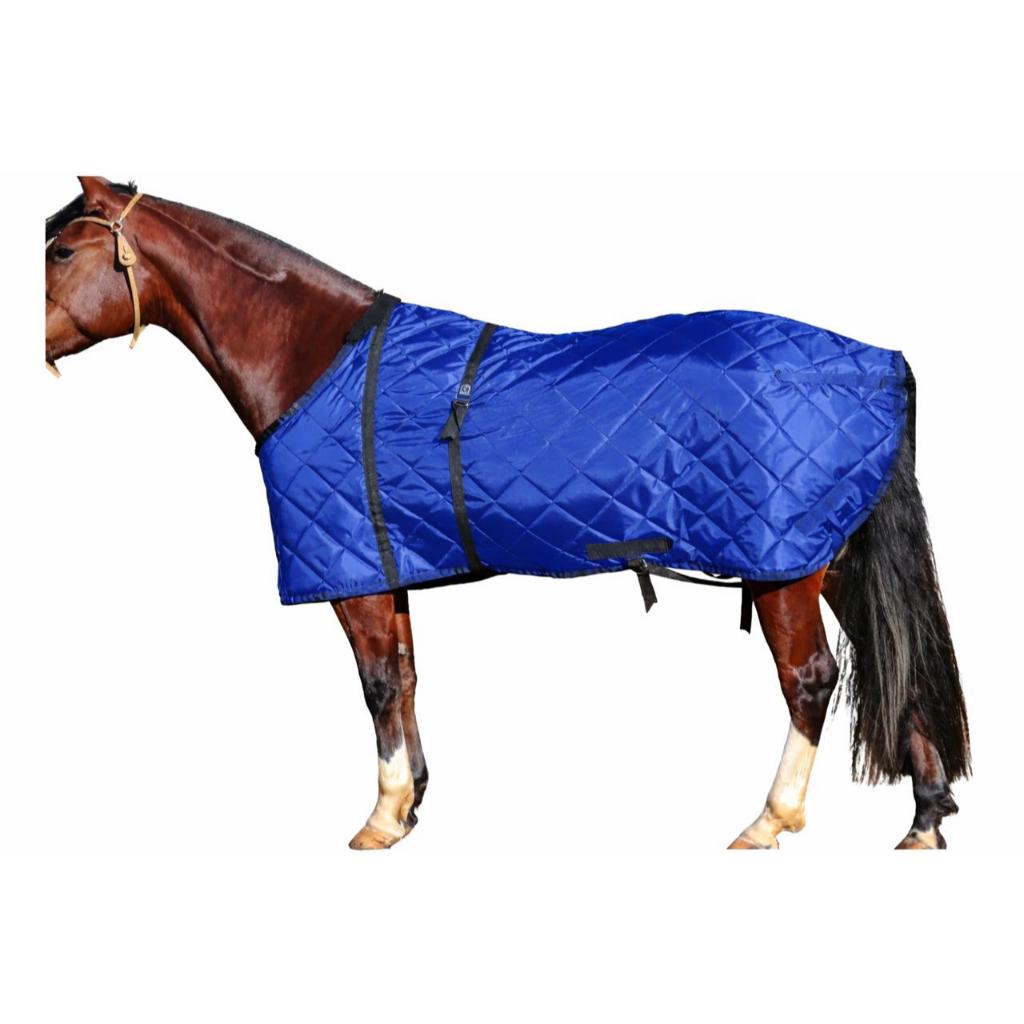 Capa de Inverno Azul para Cavalos Impermeável