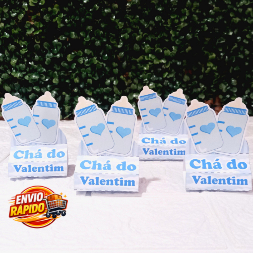 Porta Bis Duplo Chá de bebê| Lembrancinha| Festa Infantil/aniversário/mesversário|aniversário