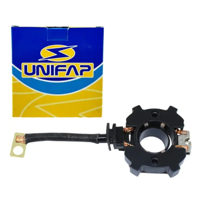 Porta Escova da Partida Mitsubishi 12V  Empilhadeira Mitsubishi Mazda Dodge UF1.179/4