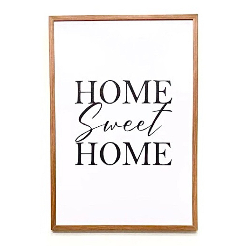 O Quadro de Resina Para Caixa De Luz 40x60 HOME SWEET HOME decorar, poder cobrir a caixa de luz (M madeira clara)