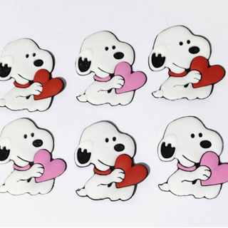 Aplique Snoopy Emborrachado Pacote Com 6 Unidades em Oferta na Shopee