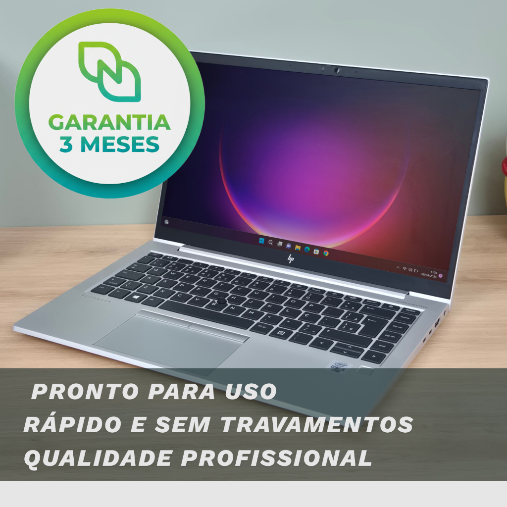 Notebook Hp 14' | Core I5 10a Ger | 16gb Ram | Ssd 500gb - CORPORATIVO PLANILHAS DOCUMENTOS OFFICE DESIGN LAZER QUALIDAD