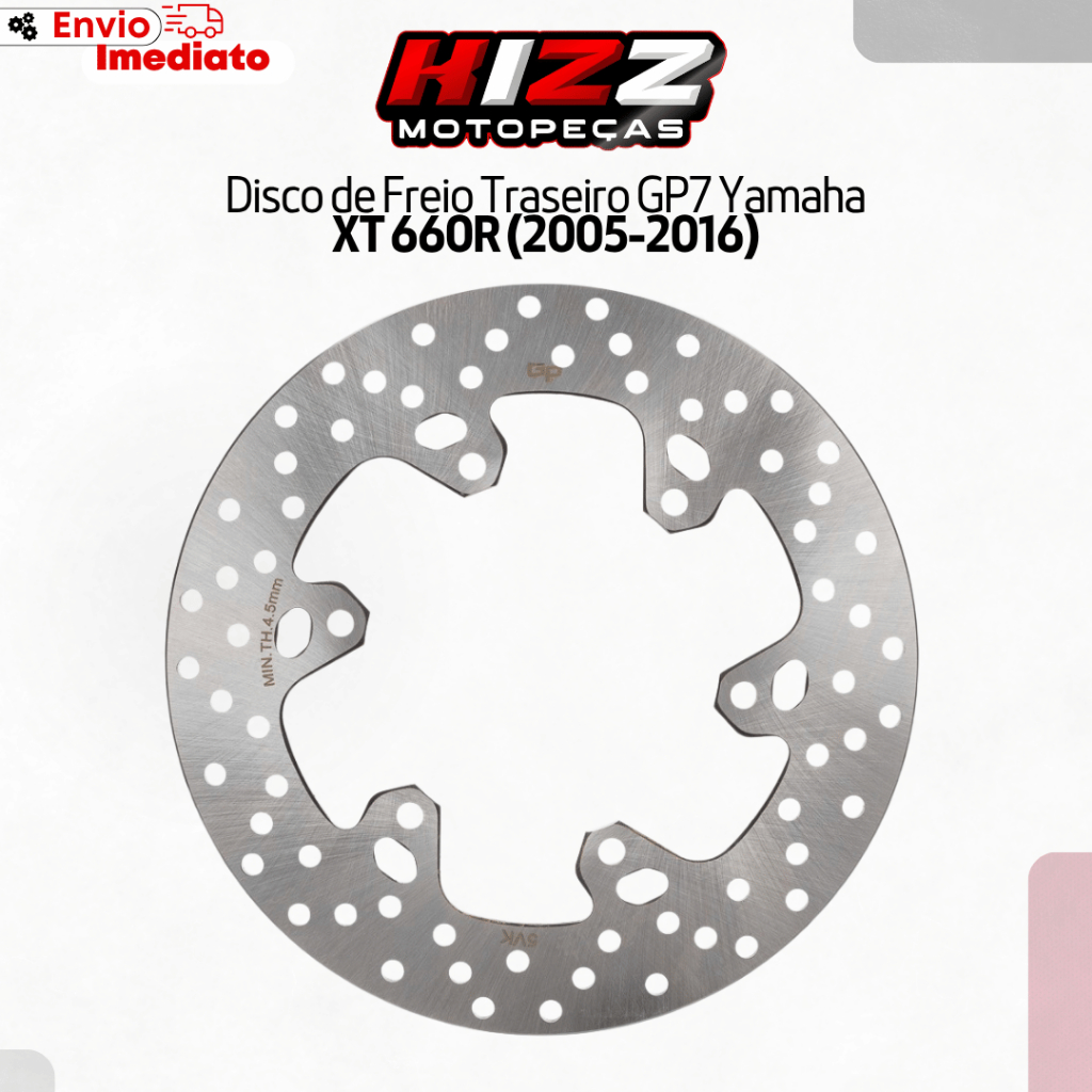 Disco de Freio Traseiro GP7 Yamaha XT 660R (2005-2016)