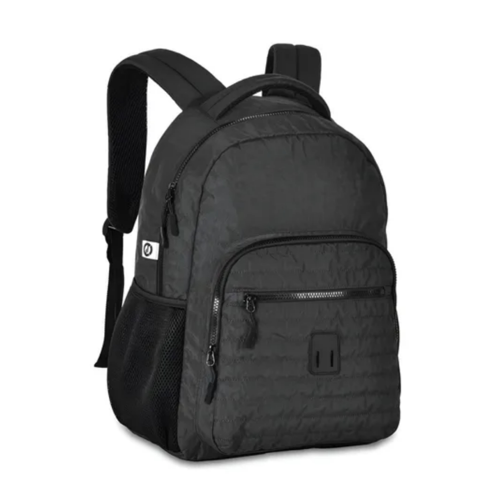 Mochila Escolar Masculina/Feminina Azul Impermeável com Vários Compartimentos Bolso Fronta Resistente Faculdade