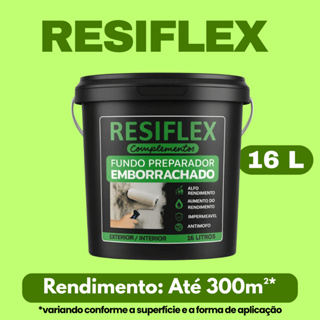 Fundo Preparador Resiflex Base Água Alta Fixação Parede Reboco Evita Descascamento Secagem Rápida em Oferta na Shopee