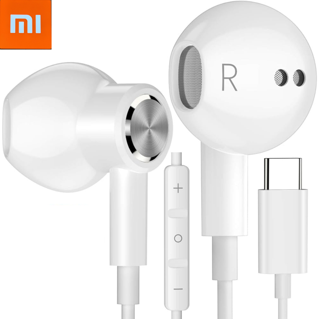 Fone Tipo C Xiaomi POCO X3 POCO X4 POCO X5 A53 A54 A73 A74 S20 Fe S21 Plus S22 S23 S24 Fone de Ouvido Tipo C Xiaomi