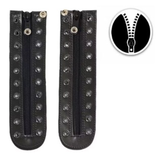 Zíper para Coturno na cor preto- fecho Militar/Tático (PAR com 2 unidades) em Oferta na Shopee